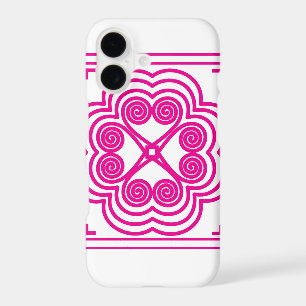 Elephant Footprint Motif in Pink