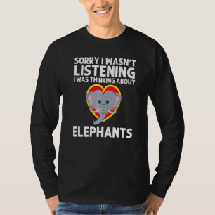 Elephant For Men Women Largest Circus Zoo Animal H T-Shirt