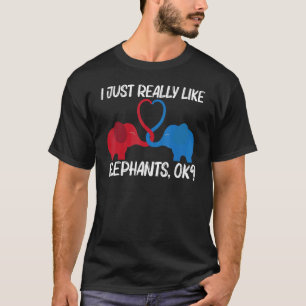 Elephant For Men Women Wild Park Animal 1 T-Shirt