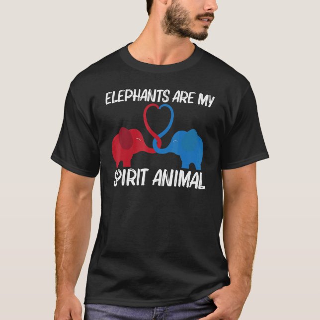 Elephant For Men Women Wild Park Animal  4 T-Shirt (Front)