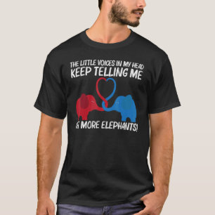 Elephant For Men Women Wild Park Animal T-Shirt