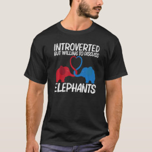Elephant For Men Women Wild Park Animal T-Shirt