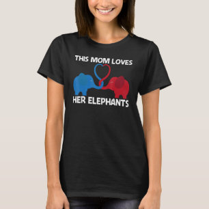 Elephant For Mum Mother Wild Park Animal   T-Shirt