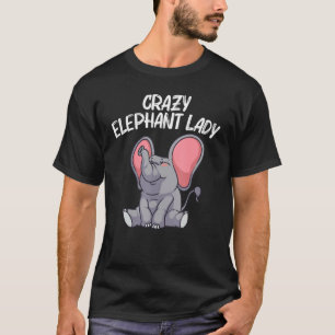 Elephant For Women Mum Wildlife Indian Elephant T-Shirt