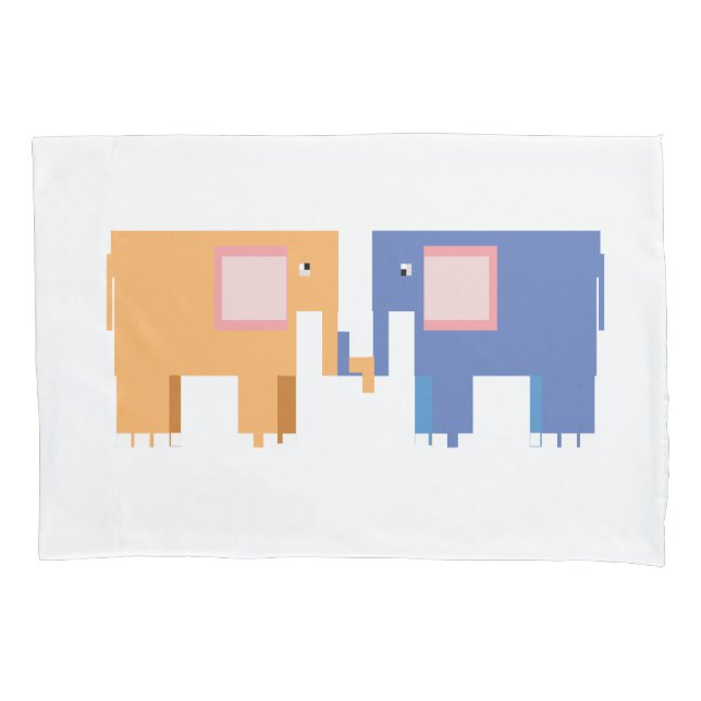 Elephant friends pillowcase (Front)