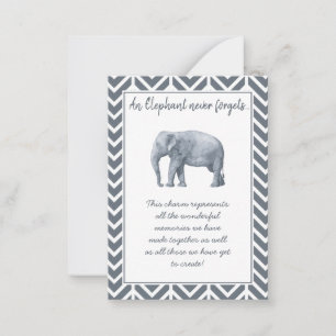 Elephant Friendship Gift - Special Friend keepsake Card