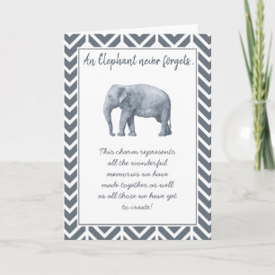 Elephant Friendship Gift - Special Friend keepsake Card