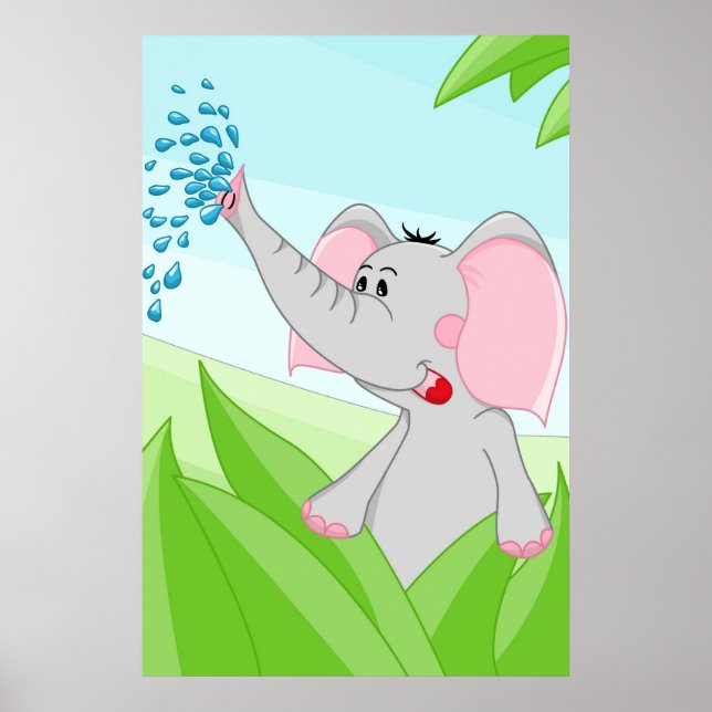 Elephant from Africa Poster (Front)