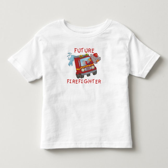 Elephant Future Firefighter T-shirts and Gifts (Front)