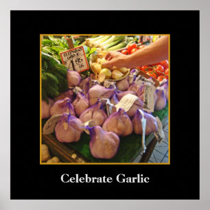 Elephant Garlic - Seattle Market Poster