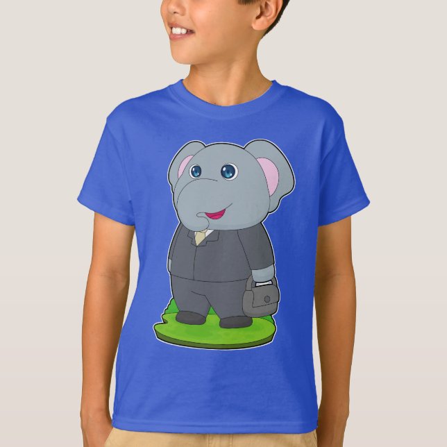 Elephant Gentleman Bag T-Shirt (Front)