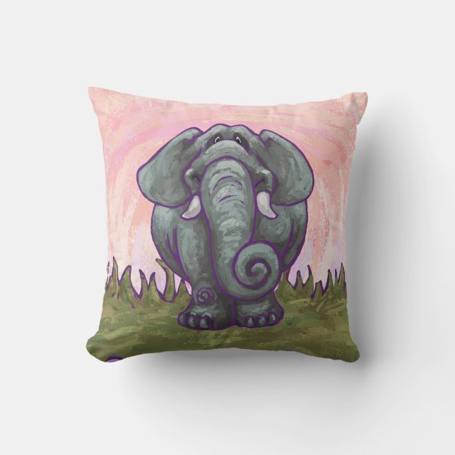 Elephant Gifts & Accessories Cushion (Front)