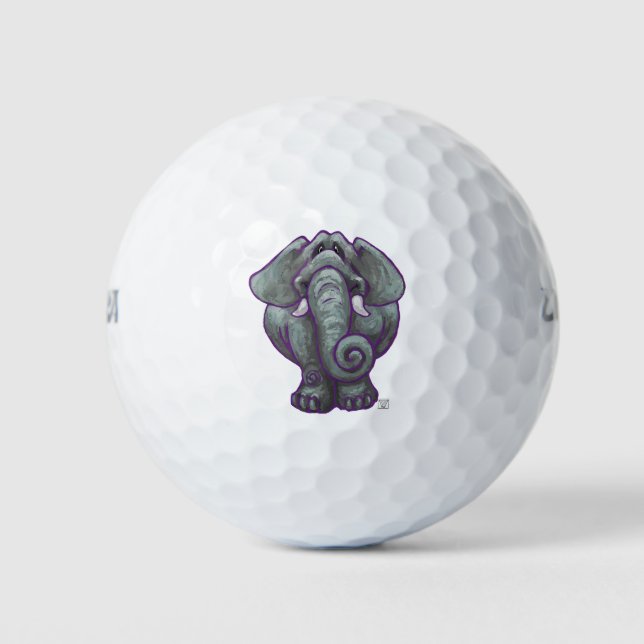 Elephant Gifts & Accessories Golf Balls (Front)