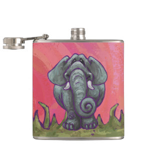 Elephant Gifts & Accessories Hip Flask