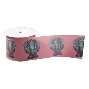 Elephant Gifts & Accessories Satin Ribbon