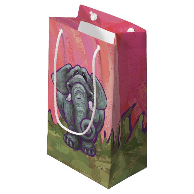 Elephant Gifts & Accessories Small Gift Bag (Front Angled)
