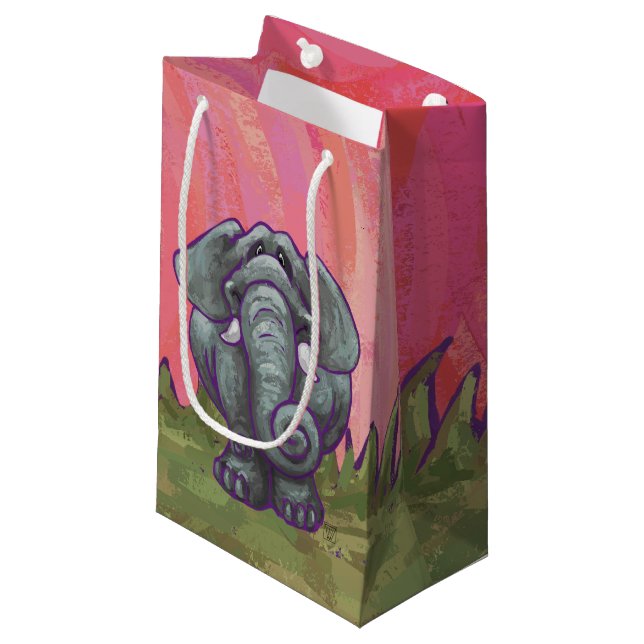Elephant Gifts & Accessories Small Gift Bag (Front Angled)