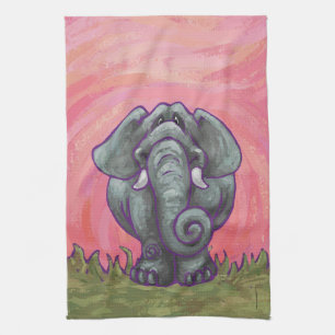 Elephant Gifts & Accessories Tea Towel