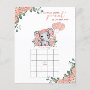 Elephant Girl Baby Shower Game