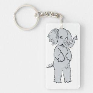 ELEPHANT GIRL KEY RING