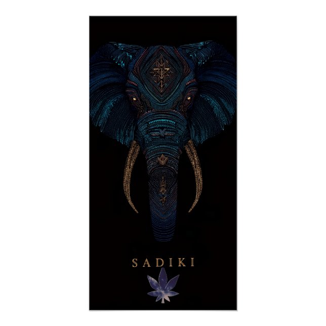 Elephant Glossy Poster  (Front)