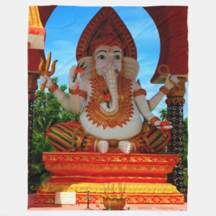 ELEPHANT GOD GANESH FLEECE BLANKET