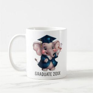 Elephant Graduation Coffee Mug