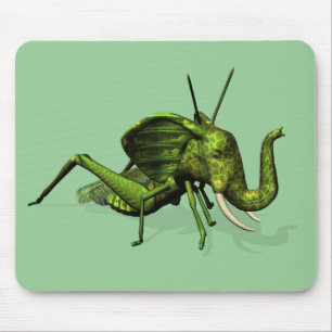 Elephant Grasshopper Crossbreed Mouse Mat