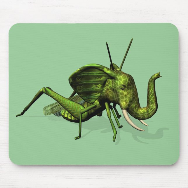 Elephant Grasshopper Crossbreed Mouse Mat (Front)