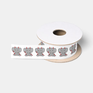 Elephant Halloween Cute Devil Kids Witches Costume Satin Ribbon
