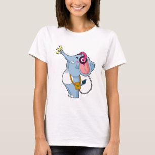 Elephant Headphone Music T-Shirt