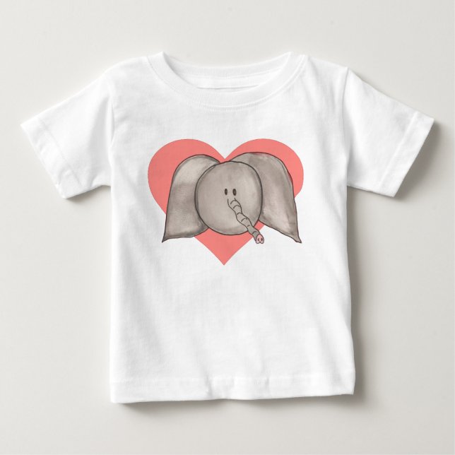 Elephant Heart Infant t-shirt (Front)