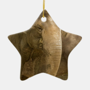 Elephant/Heffalump Ceramic Tree Decoration