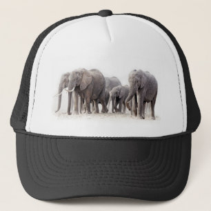Elephant Herd Trucker Hat