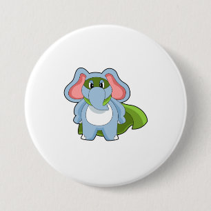 Elephant Hero 7.5 Cm Round Badge