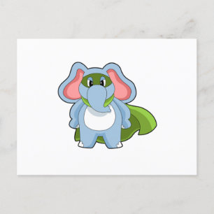 Elephant Hero Postcard