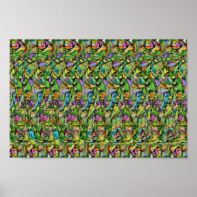 Elephant - Hidden 3D print (Front)