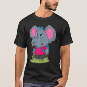 Elephant Hiker Backpack T-Shirt