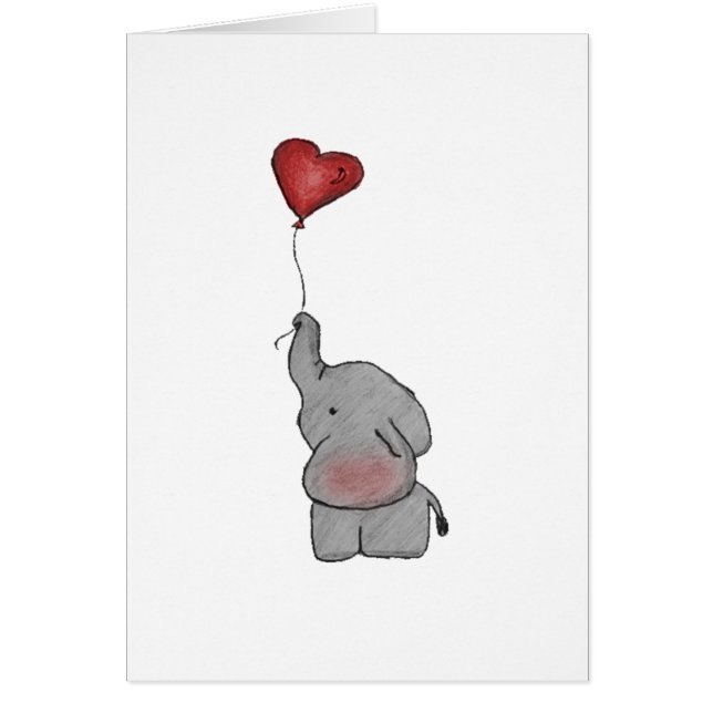 Elephant Holding Balloon (Front)
