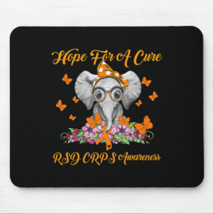 Elephant Hope For A Cure Rsd Crps Awareness  Mouse Mat