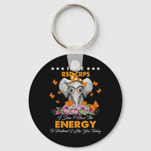 Elephant I Have RSD CRPS Awareness Gifts  Key Ring