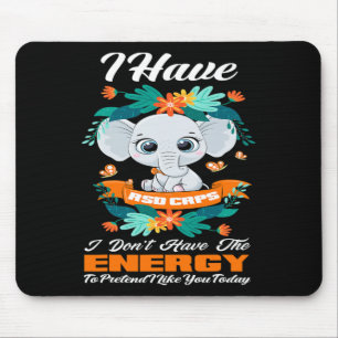 Elephant I Have RSD CRPS Awareness Mouse Mat