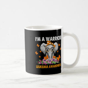 Elephant I’m A Warrior Leukaemia Awareness  Coffee Mug
