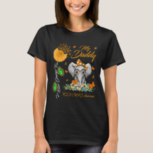 Elephant I Wear Orange For My Daddy RSD CRPS Aware T-Shirt
