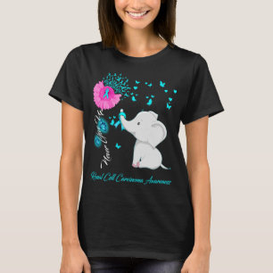 Elephant I Wear while ForRenal Cell Carcinoma Awar T-Shirt