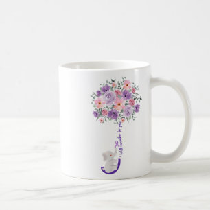 Elephant I Will Remember For You Purple Sunflower Coffee Mug