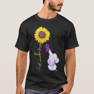 Elephant I Will Remember For You Sunflower Alzheim T-Shirt