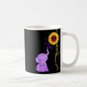 Elephant I Will Remember For You Sunflower Heimerh Coffee Mug