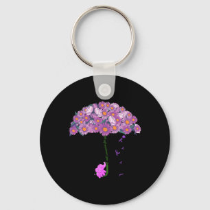 Elephant I Will Remember For You Sunflower Heimerh Key Ring