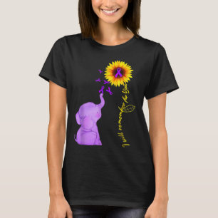 Elephant I Will Remember For You Sunflower Heimerh T-Shirt